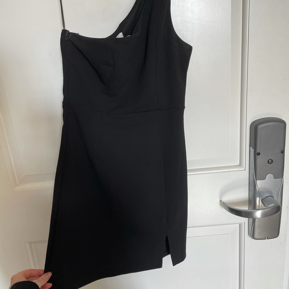 One shoulder mini dress